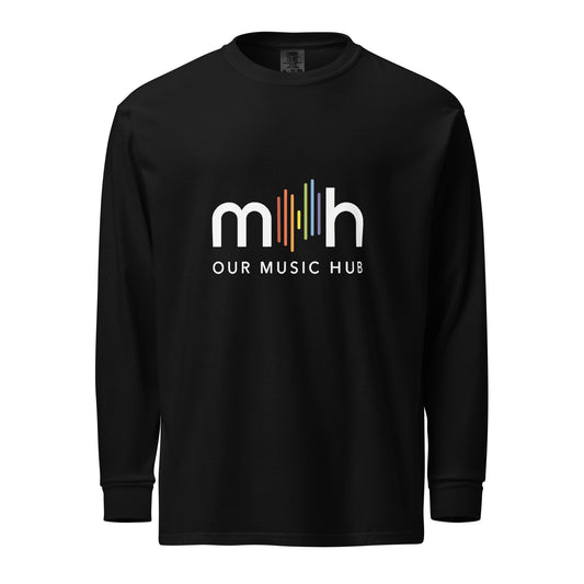 Garment-dyed heavyweight long-sleeve shirt